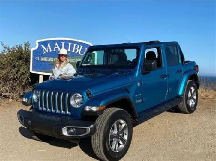 Ceriani flexing his jeep